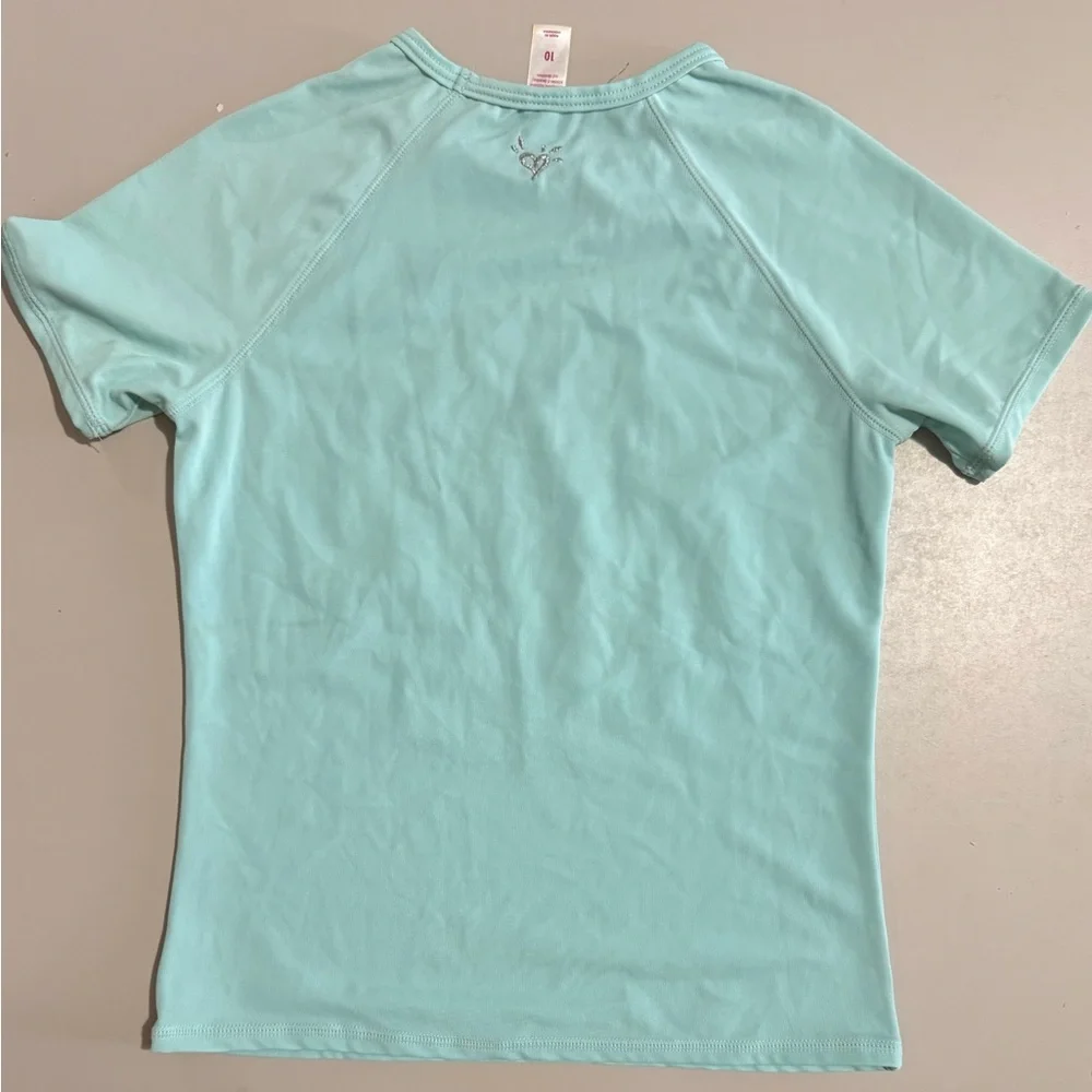 Justice Kids Light Blue Graphic Tee